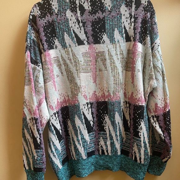 Vintage Italian Knit Pattern Sweater - Picture 5 of 9